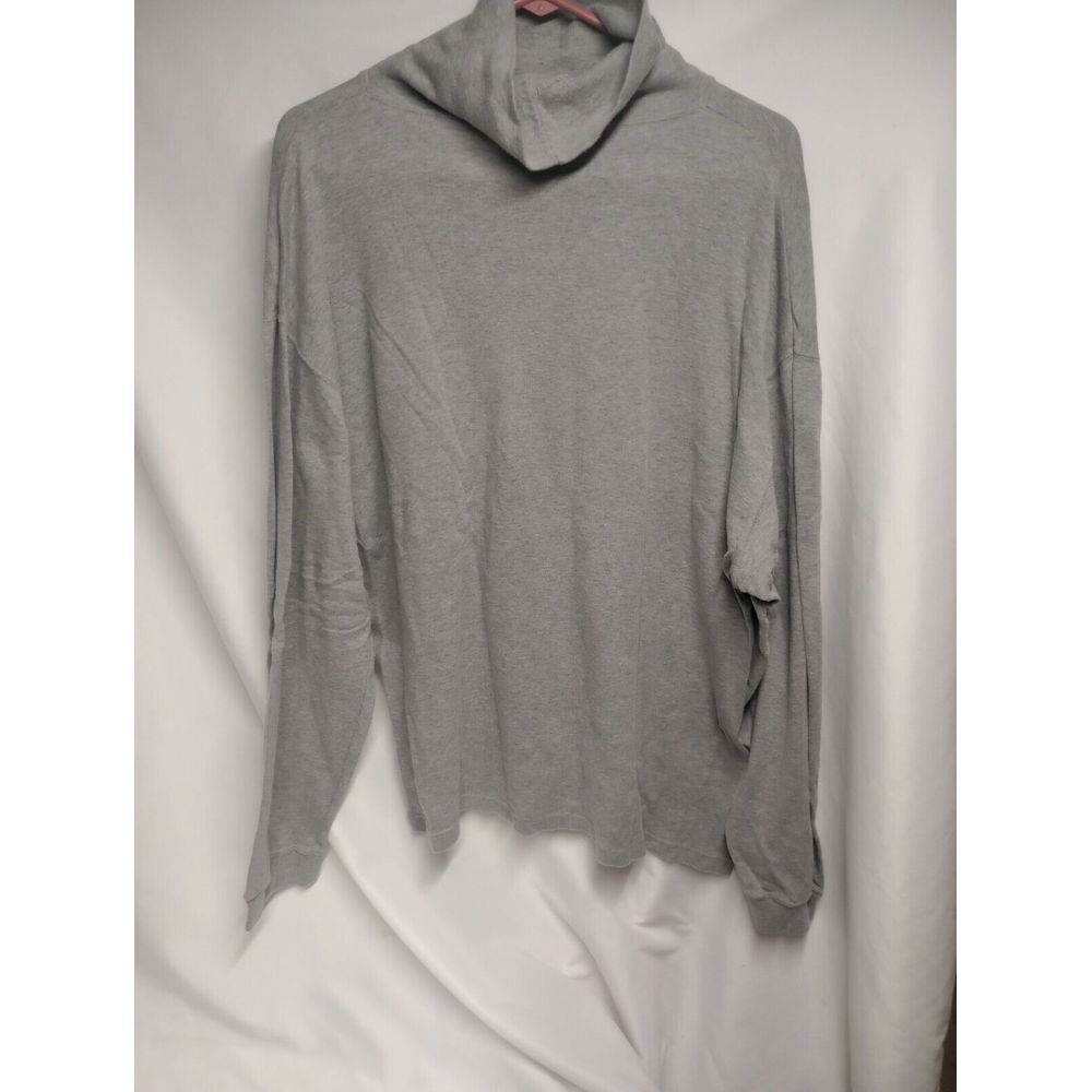 VINTAGE J Crew Shirt Mens Large Gray Turtleneck Long Sleeve Cotton‎ Adult